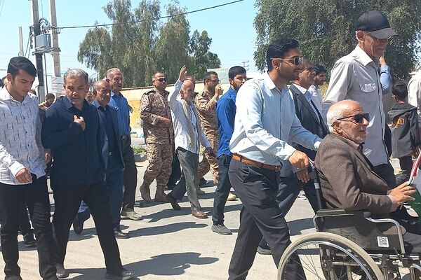 راهپیمایی روز قدس در سعدآباد