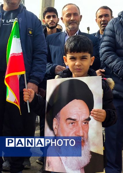 راهپیمایی۲۲ بهمن  شهرستان مانه 