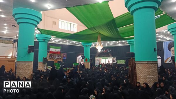 مراسم عزاداری شش ماه ابا عبدالله الحسین ( ع) در مهدیه روستای دهنو خلیل آباد  