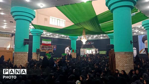 مراسم عزاداری شش ماه ابا عبدالله الحسین ( ع) در مهدیه روستای دهنو خلیل آباد  
