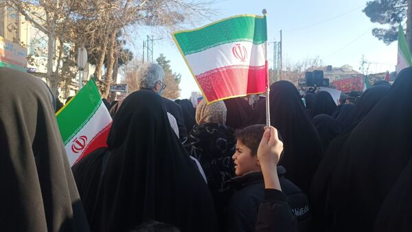 حضور شکوهمند مردم نیشابور در راهپیمایی و تشییع شهدای امنیت