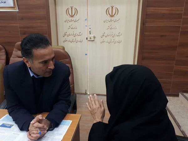 ملاقات مردمی و دیدار چهره به چهره سرپرست فرمانداری شهرستان سملقان با مردم