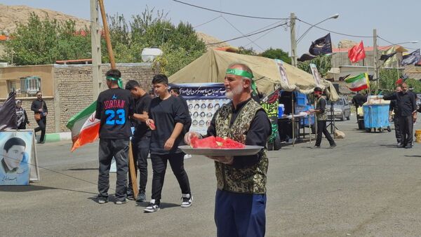 سوگواری روز عاشورا در شهر کهک قم