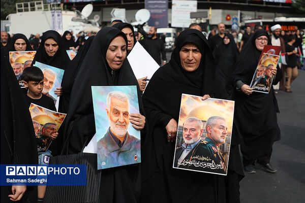 مراسم تشییع شهید اسماعیل هنیه در تهران
