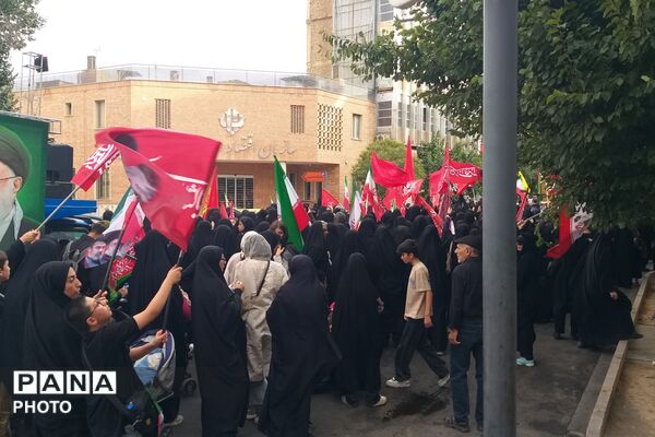عزاداری جاماندگان پیاده‌روی اربعین حسینی در شیراز