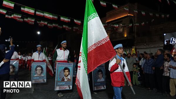 مردمان قنات قنوت قناعت در حسینه بزرگ ایران حماسه آفریدند 