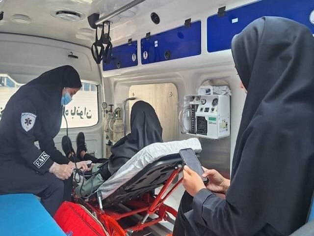 امداد رسانی کارشناسان‌ پایگاه اورژانس بانوان تربت حیدریه به ۲۶۰ مددجو