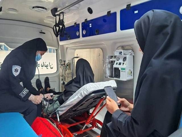 امداد رسانی کارشناسان‌ پایگاه اورژانس بانوان تربت حیدریه به ۲۶۰ مددجو