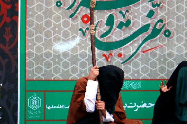 اجرای گروه نمایشی نقشینه به مناسبت ایام صفر و شهادت حضرت رقیه در آستان مقدس بی بی سکینه خاتون