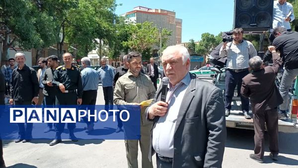 خروش دانش‌آموزان کفن پوش در آذربایجان شرقی