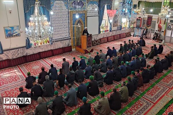 اقامه نماز جمعه در آخرین هفته  ماه مبارک رمضان در شهر بار نیشابور