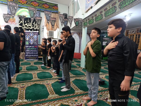 سوگواره احلی من العسل نوجوانان عاشورایی شهر آشخانه 