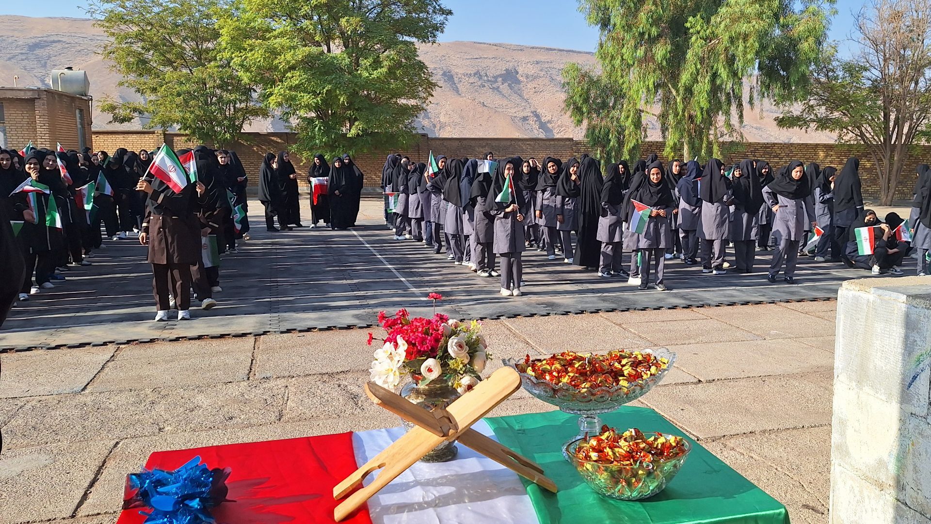 جشن جوانه‌ ها و زنگ مهر در مدرسه فاطمیه کوهنانی
