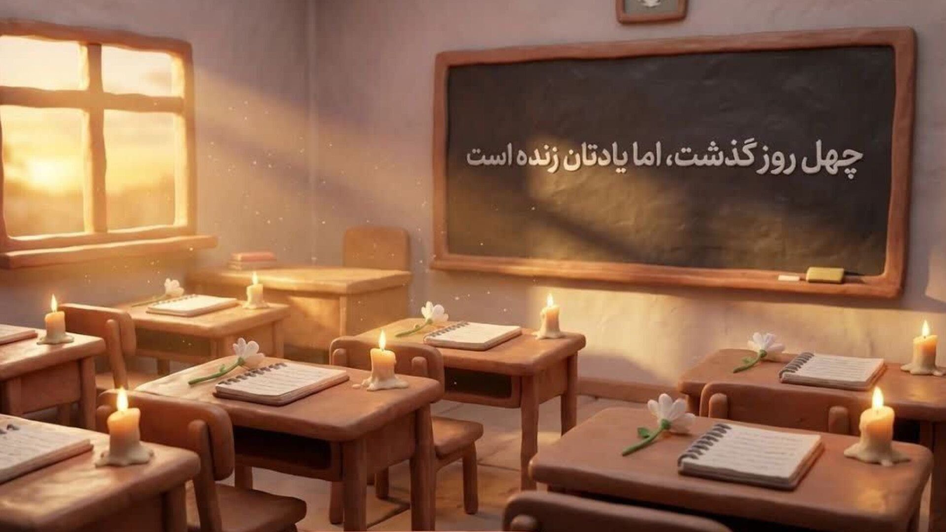 به بهانه چهلمین روز شهادت دانش‌آموزان عزیز مدرسه «شجره طیبه» شهرستان میناب