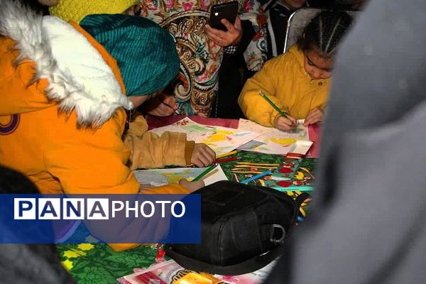 جشن خیابانی و هئیت هفتگی دختران دبیرستان شهید رستمرودی به مناسبت ولادت حضرت رقیه(س) 