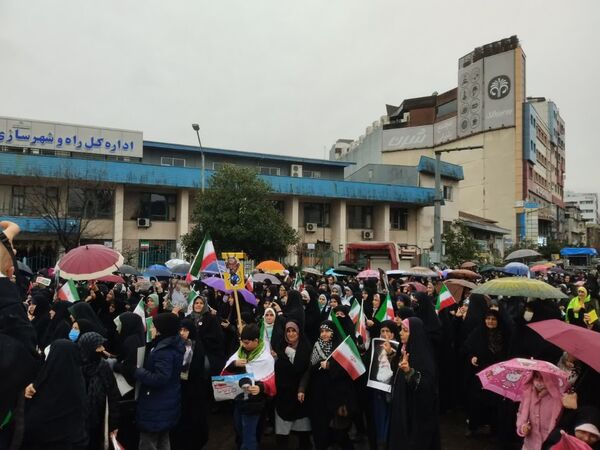 راهپیمایی۲۲ بهمن در رشت