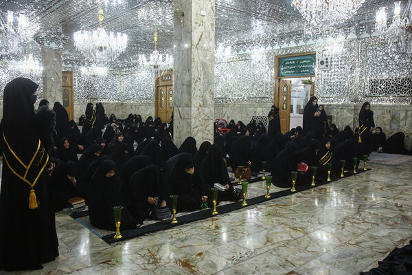 حال و هوای حرم کریمه اهل بیت(س) در سالروز وفات حضرت خدیجه(س)
