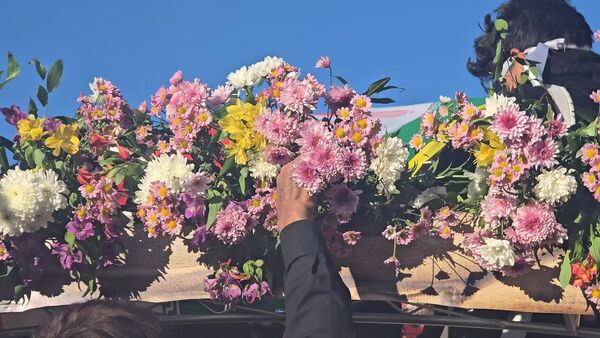 استقبال باشکوه مردم شهرستان بهاباد از شهید گمنام