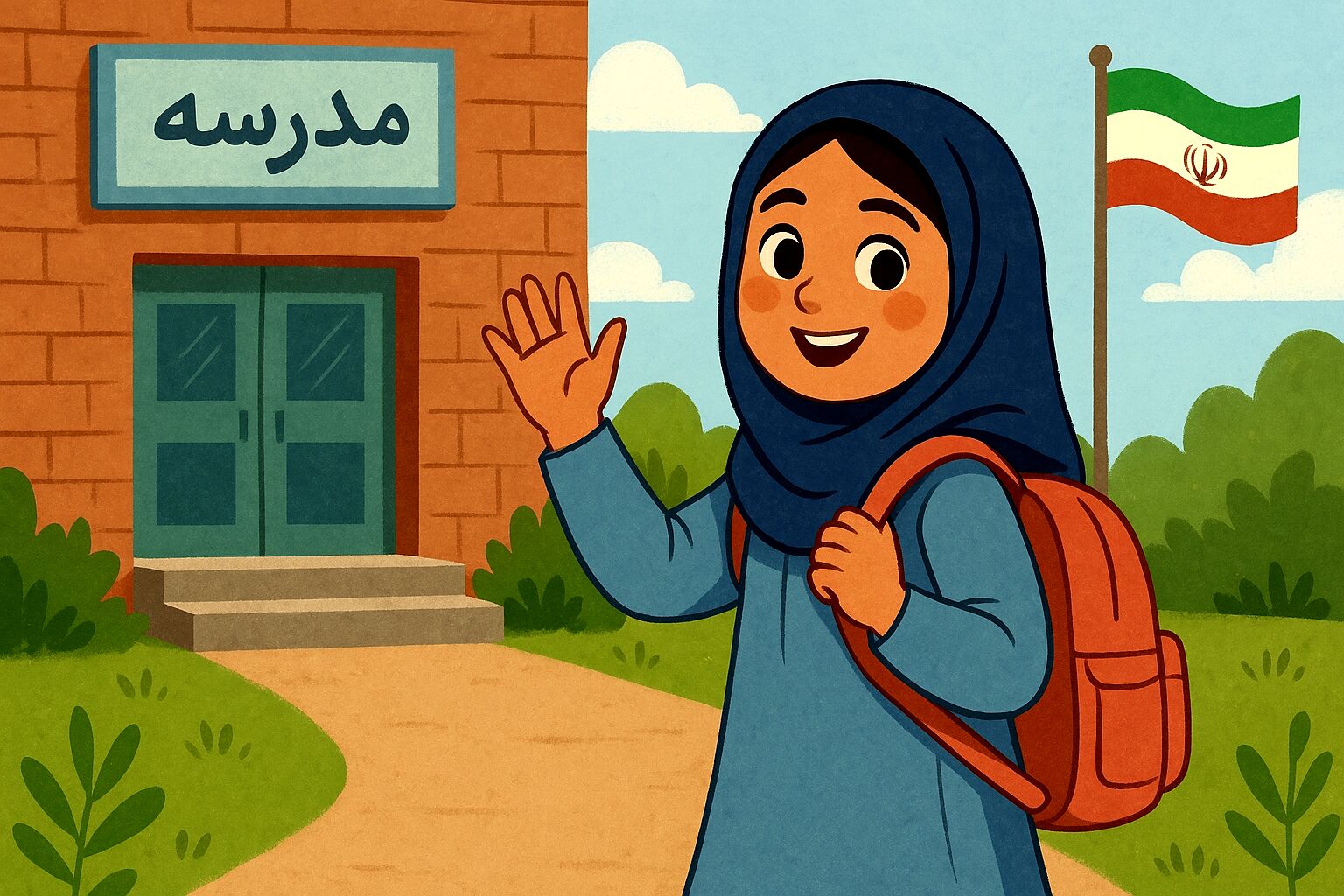خداحافظی از مدرسه و معلمان عزیز کردستان