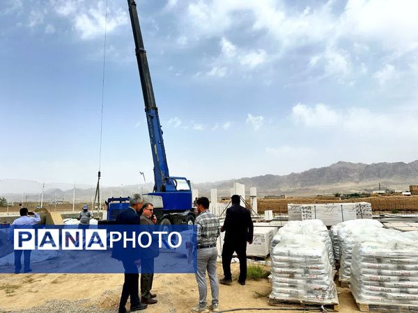 بازدید از پروژه های عمرانی آموزش و پرورش شهرستان کاشمر