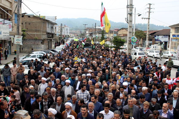 راهپیمایی روز قدس بندپی شرقی