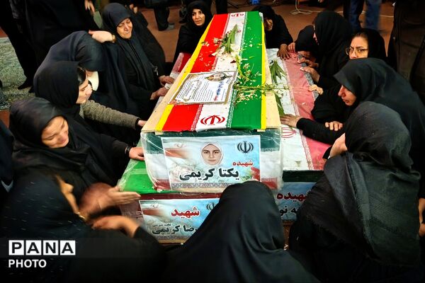 وداع با شهدای چقاگلان کرمانشاه 
