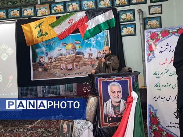 مراسم سالگرد شهادت سردار حاج قاسم سلیمانی در قائمشهر