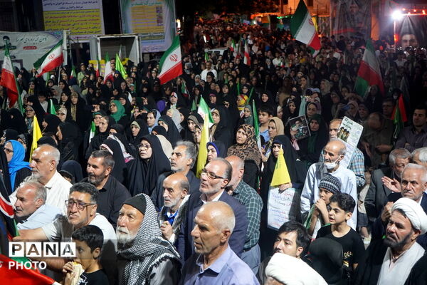 نود و پنجمین شب اجتماع مردمی در آستانه عید غدیر با شور ولایت
