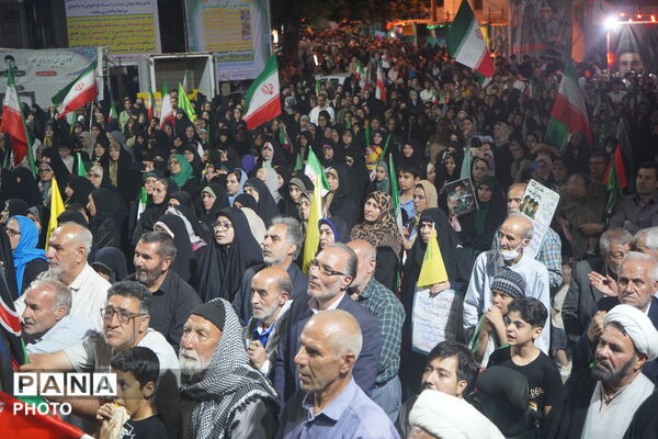 نود و پنجمین شب اجتماع مردمی در آستانه عید غدیر با شور ولایت