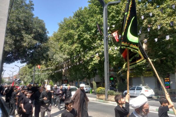 راهپیمایی جاماندگان اربعین با حضور پرشور مردم پیشوا