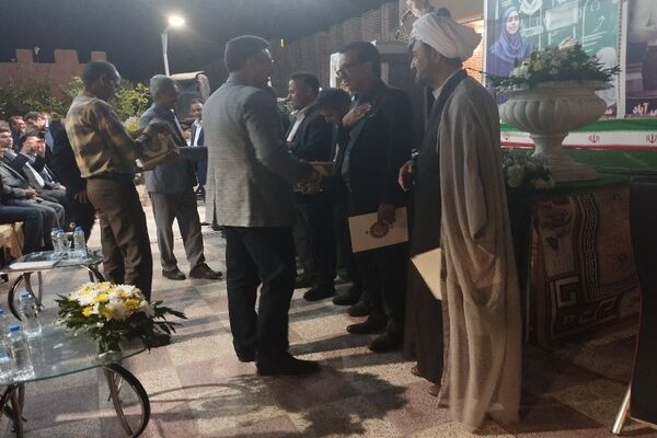 تجلیل از فرهنگیان شهرستان حاجی‌آباد 