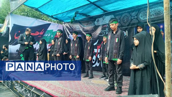 برپایی موکب عشاق الحسین سازمان دانش‌آموزی شهر تهران