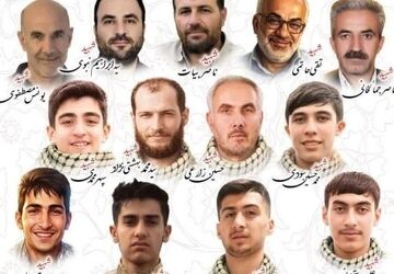 میثاق دوباره زنجانی‌ها با راه شهدا در چهلمین روز شهادت مدافعان امنیت