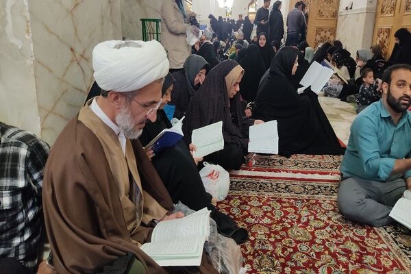 مراسم سومین شب قدر در بارگاه  ملکوتی حضرت امام رضا(ع)