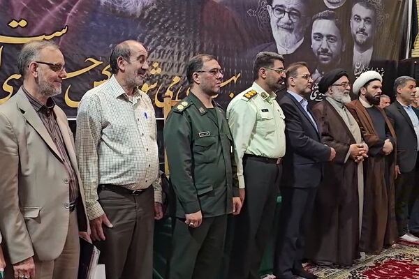 مراسم سالروز شهادت شهید بهشتی و ۷۲ یار انقلاب و چهلمین روز از شهادت رییس‌جمهور و شهدای خدمت در ورامین