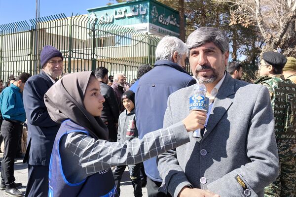 راهپیمایی ۲۲ بهمن در چهل و ششمین سالگرد پیروزی شکوهمند انقلاب اسلامی در شهرستان آباده