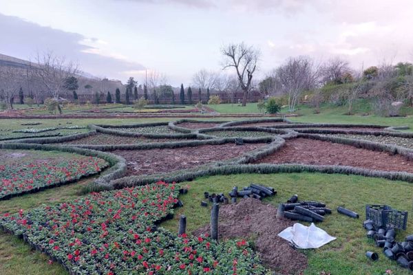 باغ گل ها در شهر گل ها شیراز