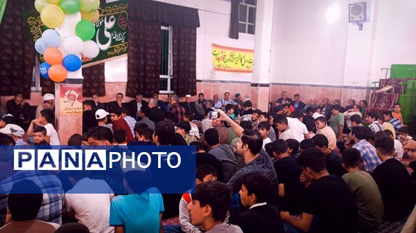 مراسم عید غدیرخم در مسجد جامع شهر تیتکانلو 