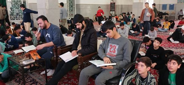اعتکاف دانش‌آموزی مسجد مصلی اصفهان