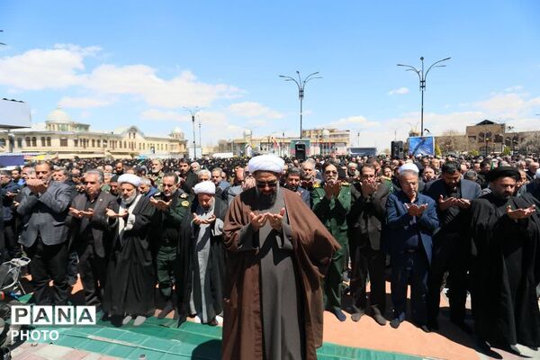 مراسم چهلمین روز شهادت قائد شهید حضرت آیت‌الله امام خامنه‌ای در همدان