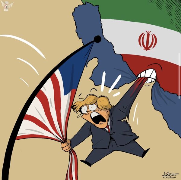 اقتدار ایران در قاب کاریکاتورهای کمال شریف