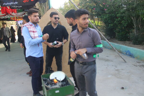 تشییع پیکر مطهره شهید گمنام در دانشگاه فرهنگیان بوشهر