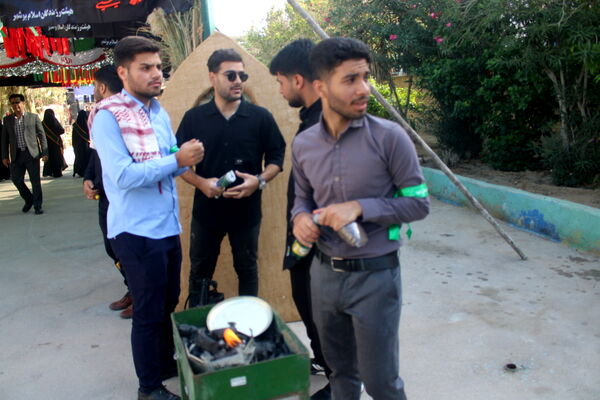 تشییع پیکر مطهره شهید گمنام در دانشگاه فرهنگیان بوشهر