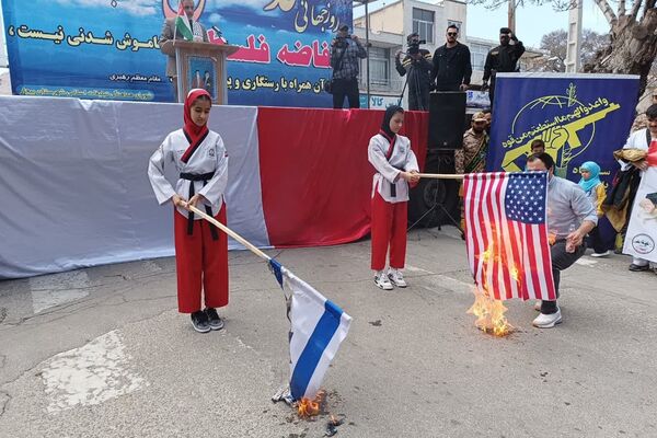 حضور پرشور مردم بیجار در راهپیمایی روز قدس و آخرین نمازجمعه ماه رمضان
