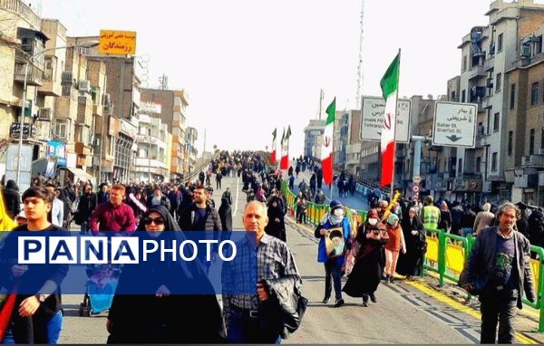 شور اسلامی در مسیر راهپیمایی تهران