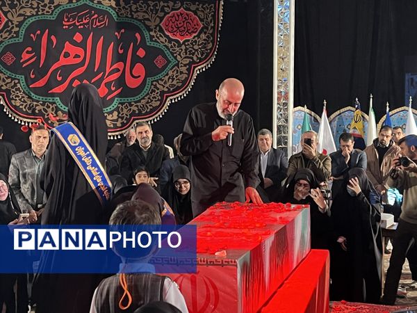 وداع با پیکر شهید گمنام 