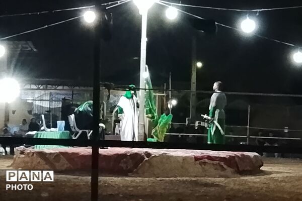  تعزیه حضرت ابوالفضل (ع) و علی اکبر (ع) در شهرک گلشهر چهاردانگه