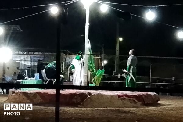  تعزیه حضرت ابوالفضل (ع) و علی اکبر (ع) در شهرک گلشهر چهاردانگه