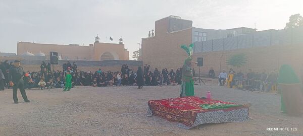 مراسم تعزیه‌خوانی در شهرستان خلیل‌آباد