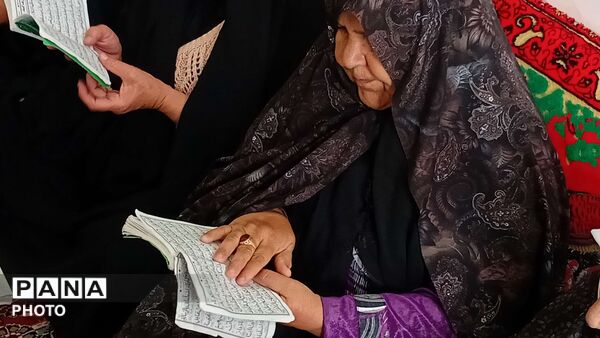مراسم اربعین قائد امت در روستای نقاب خلیل آباد